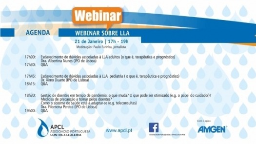 APCL - Webinar sobre Leucemia Linfoblástica Aguda (LLA)